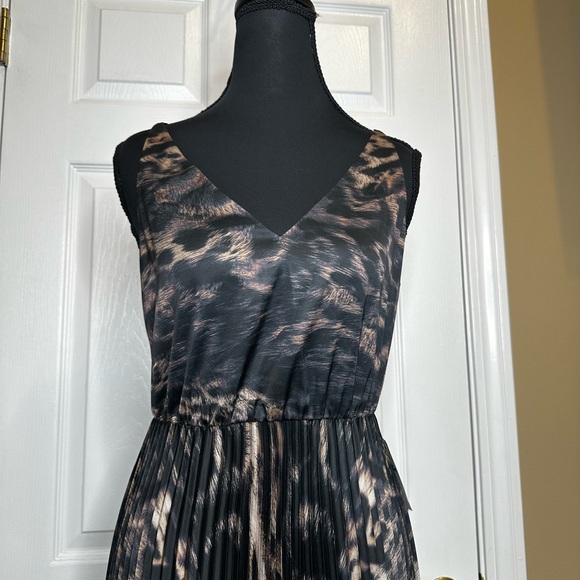 All Saints | Jinx Pleated Midi Dress - Picture 4 of 5